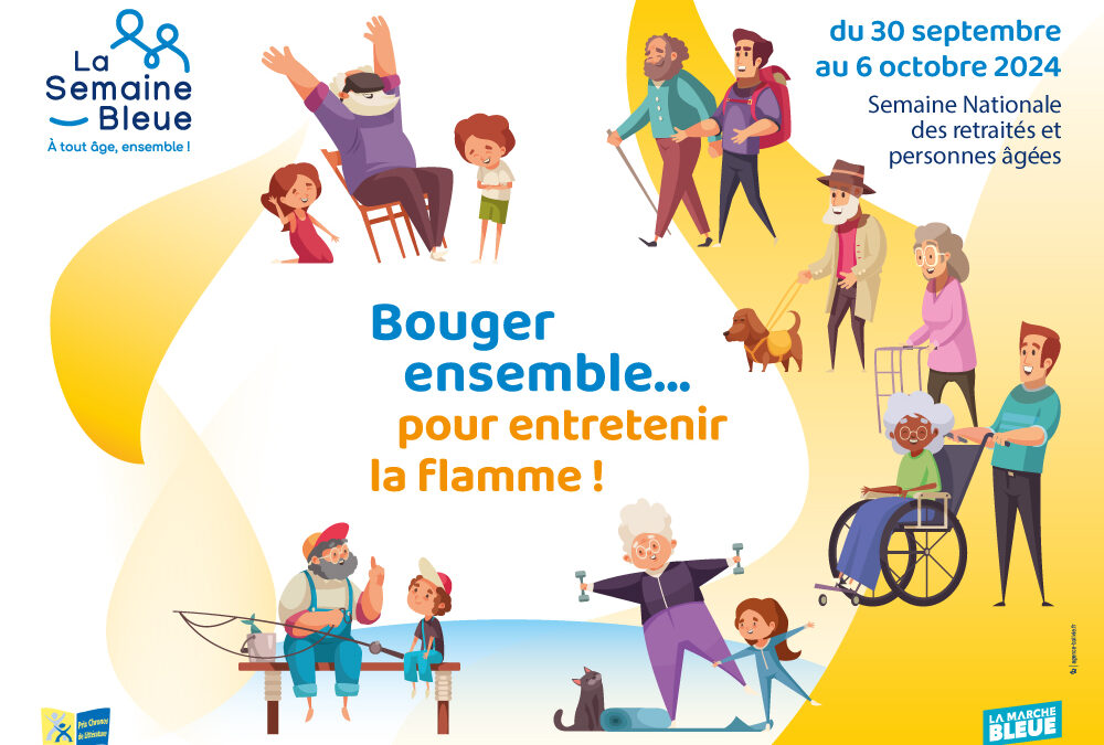 Affiche Semaine Bleue 2024