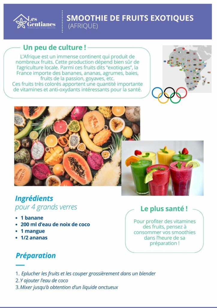 Alimentation senior - smoothies