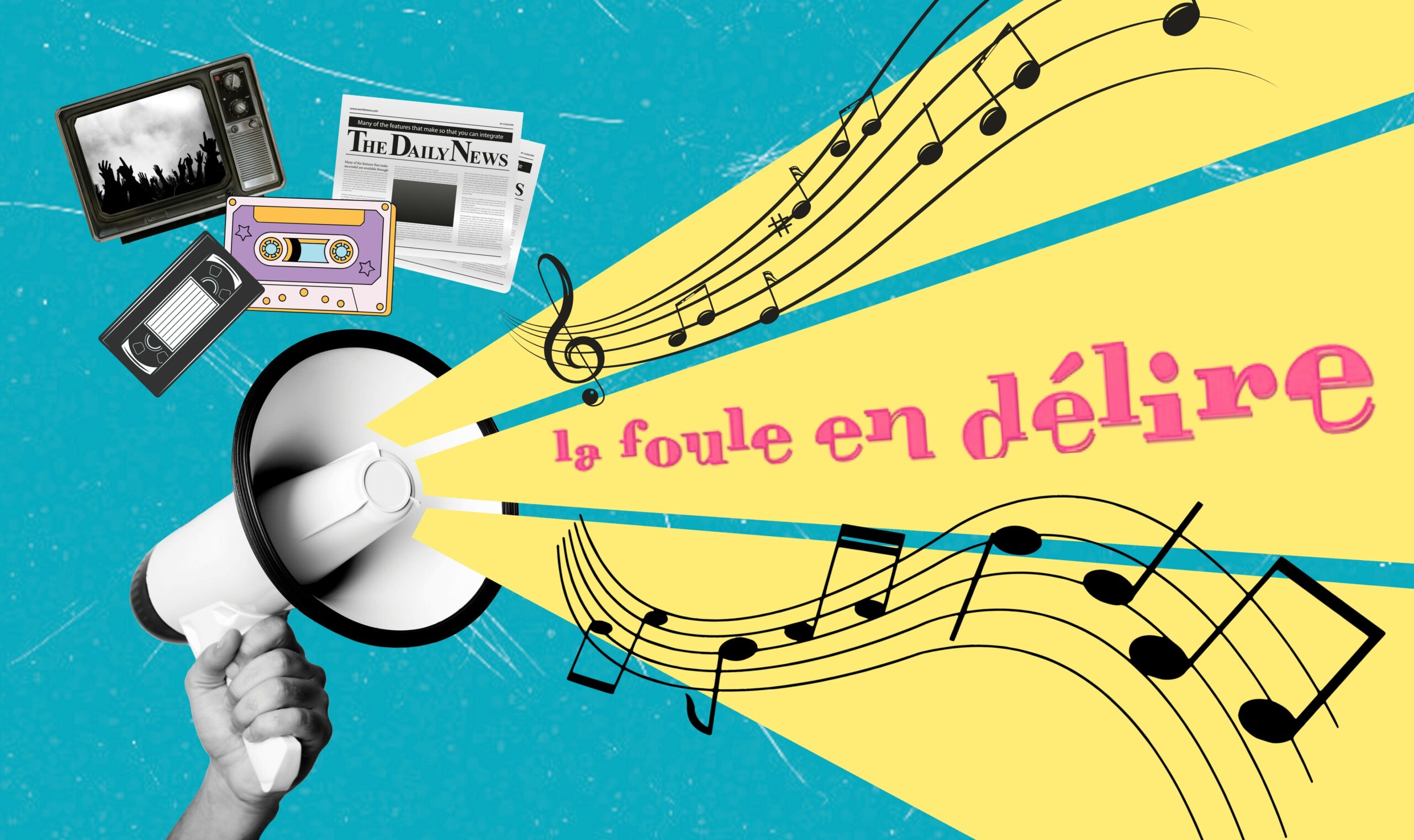 Concert et archives la foule en délire